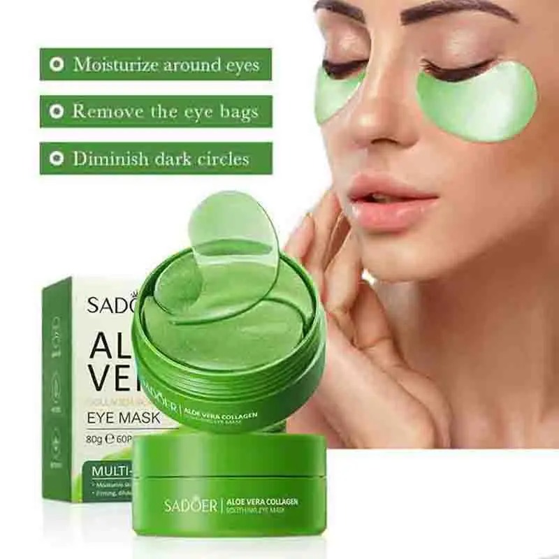 Sheet Mask Collagen - 60 pçs aloe vera colágeno máscara