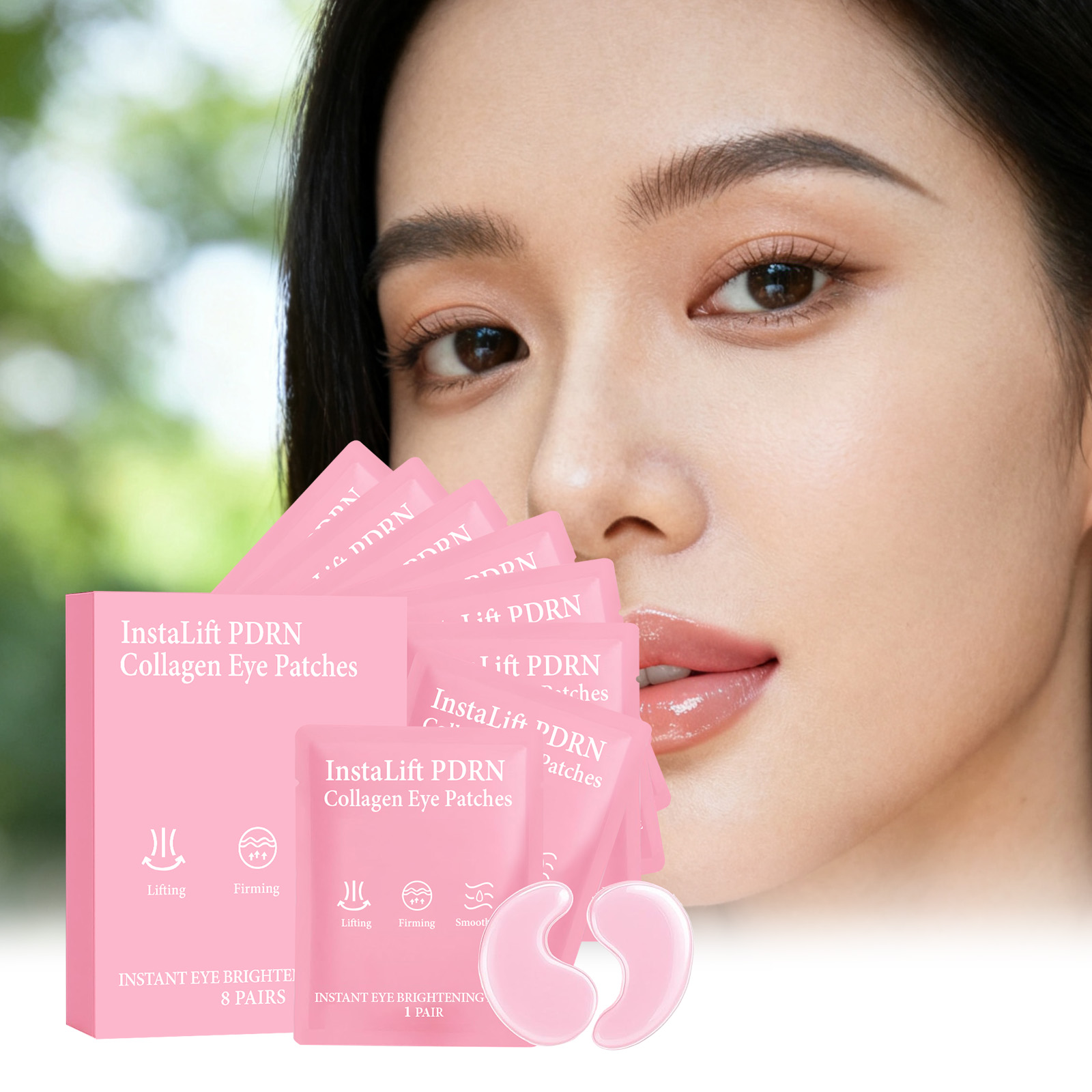 Sheet Mask Collagen - Instalift PDRN Colágeno Eye Patches Anti