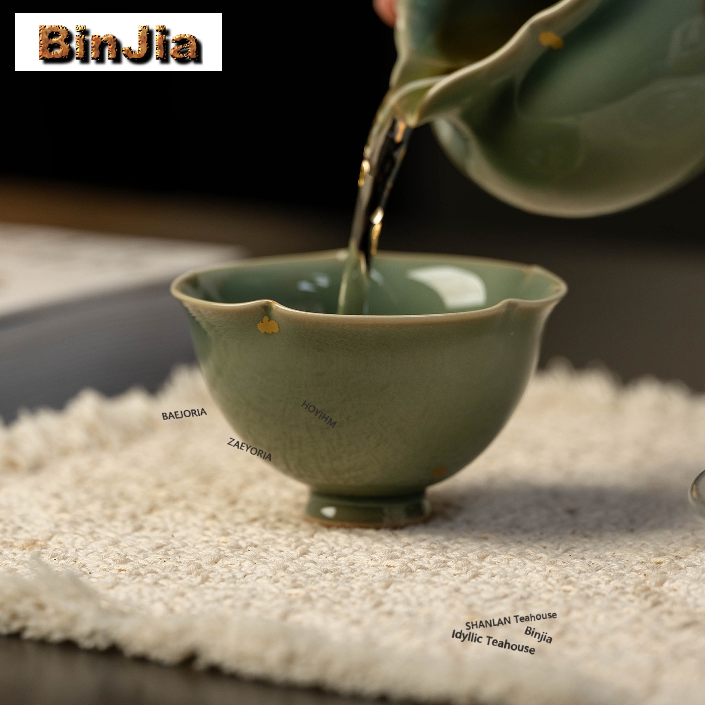 Conjunto de Chá de 100ml em Ce - Celadon Ceramic Cup avaliação e preço