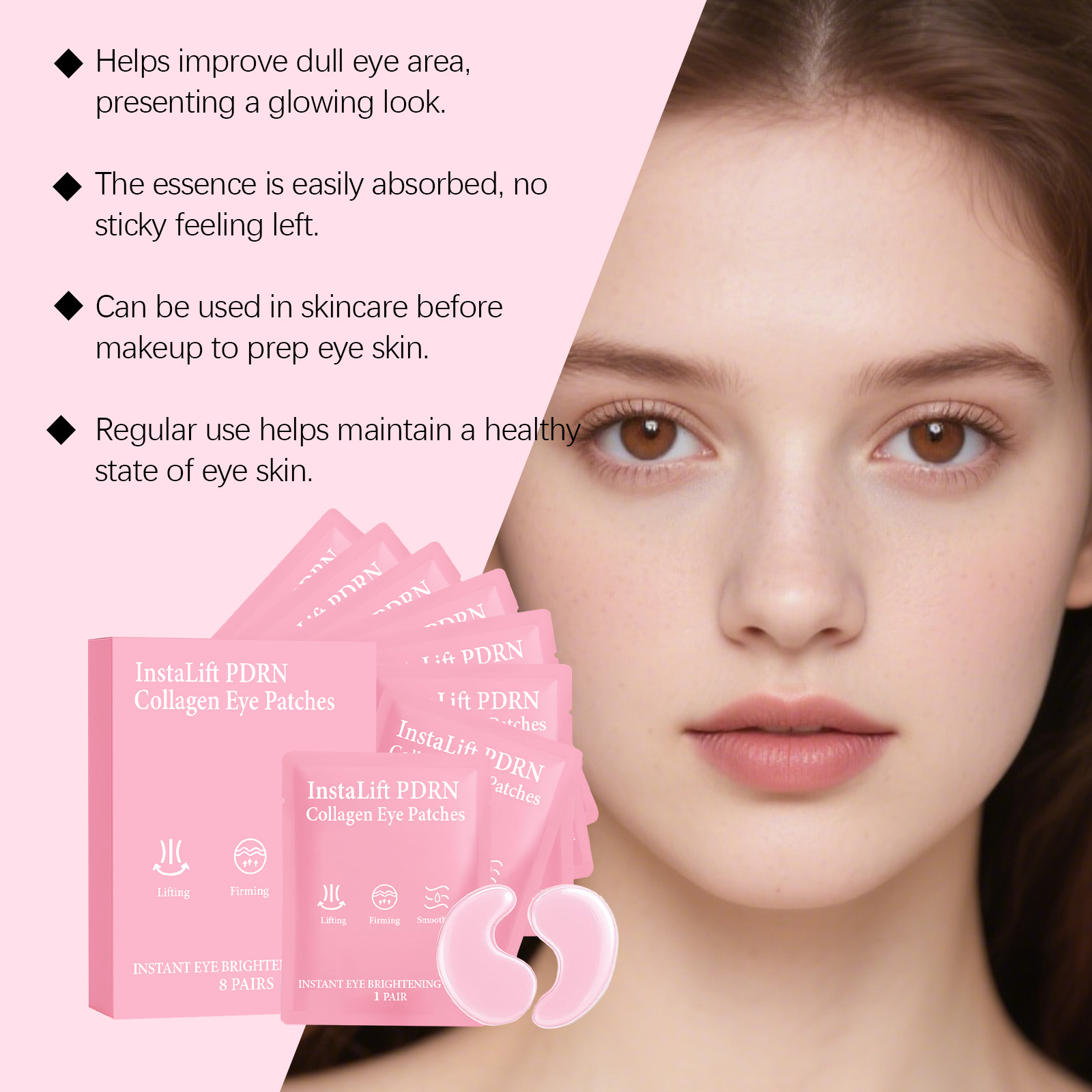 Instalift PDRN Colágeno Eye Pa - Sheet Mask Collagen avaliação e preço