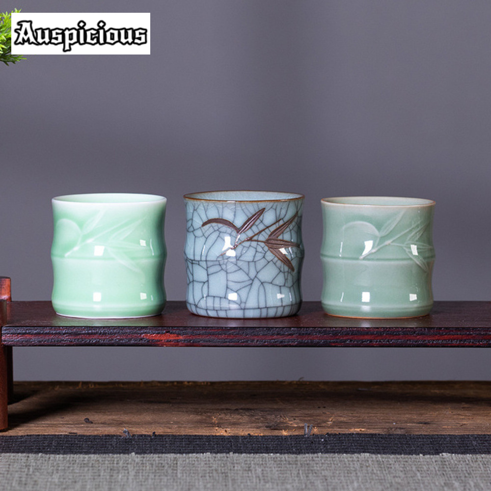 Xícara De Cerâmica Em Forma De - Celadon Ceramic Cup avaliação e preço